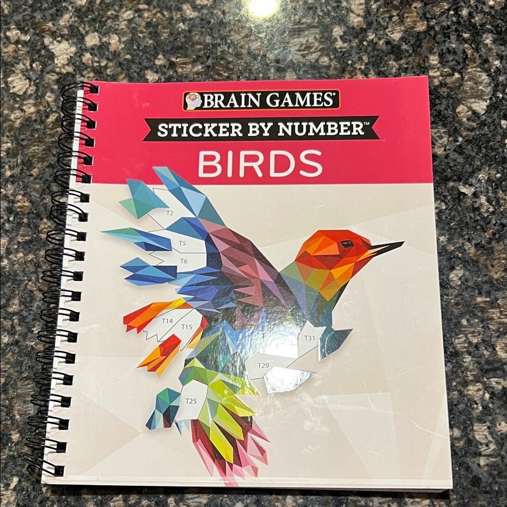 Sticker by Number Birds - Multicolor